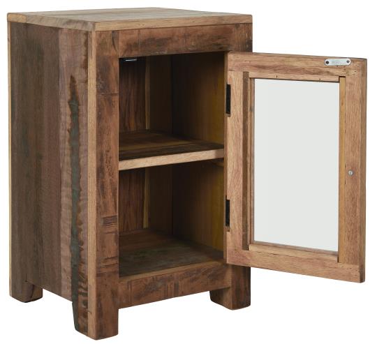 Ib Laursen - Sidebord m/glaslåge og 1 hylde UNIKA Shaker