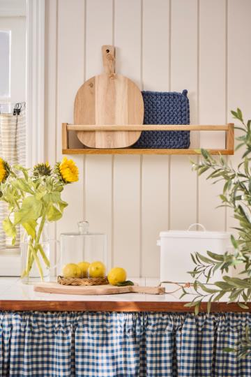 Ib Laursen - Hylde med forkant / vendbar hylde med tværstang