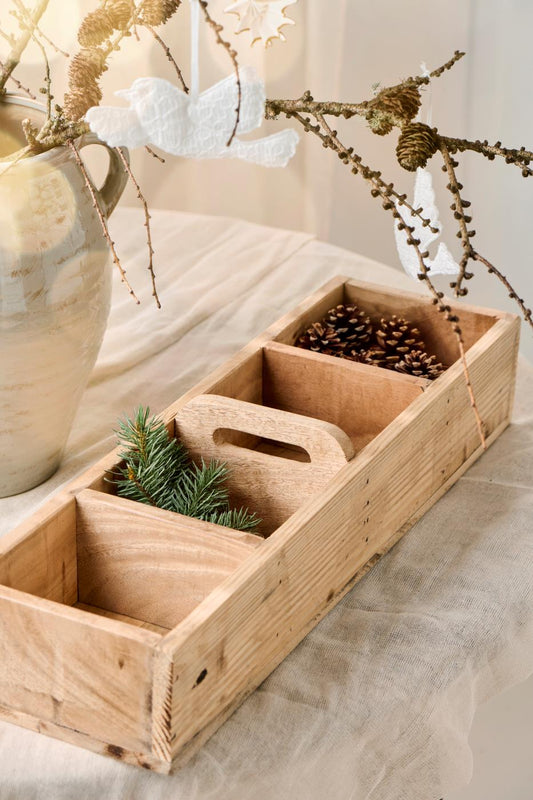 Ib Laursen - Kasse med 4 rum og greb på tværs UNIKA