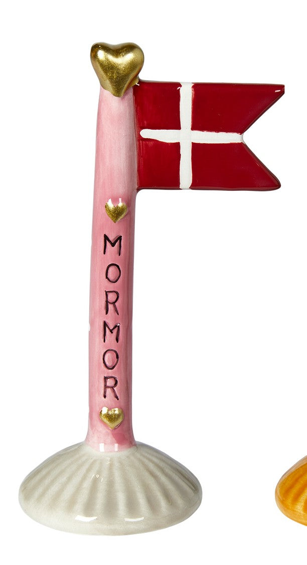 Speedtsberg - Keramik flag MORMOR 8 x 5 x 14 cm