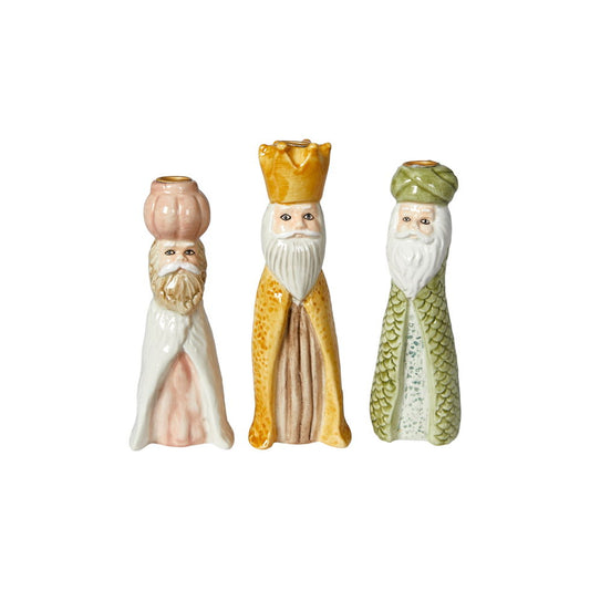3 Vise Mænd i keramik