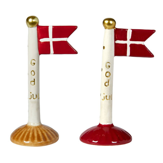 Flag GOD JUL 8 x 5 x 14 cm keramik