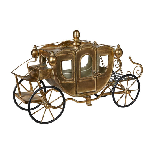 Karet guldfarvet i rustik antik look