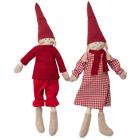 Ib Laursen - Røde nisser jul 2024 Jakobine / Janus