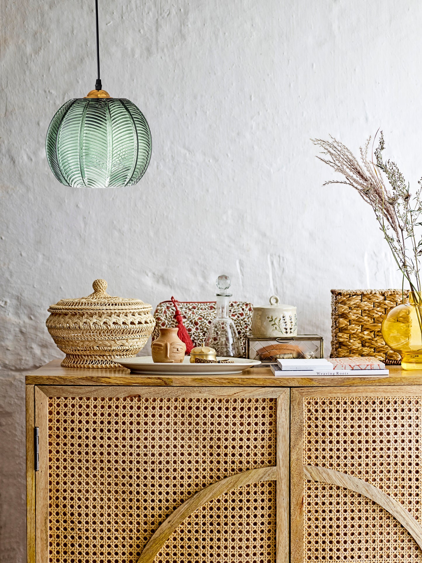 Bloomingville - Adar pendel lampe, grøn