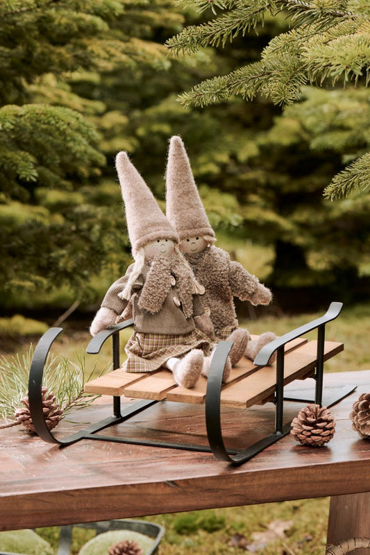 Ib Laursen - Lille Dekokælk sort med træsæde