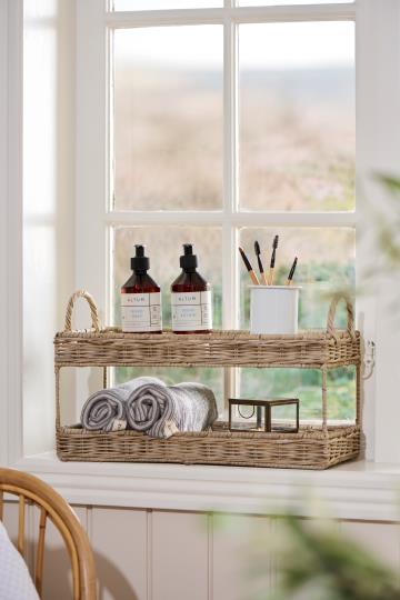 Ib Laursen - Bakke i 2 etager med hanke med pynt