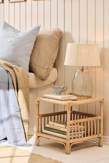 ib Laursen Sidebord/natbord m/hylde rattan