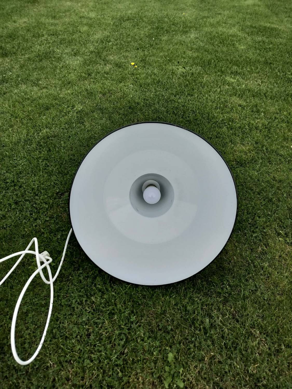 Secondhand - Louis Poulsen industri pendel i sort, Ø 45 cm