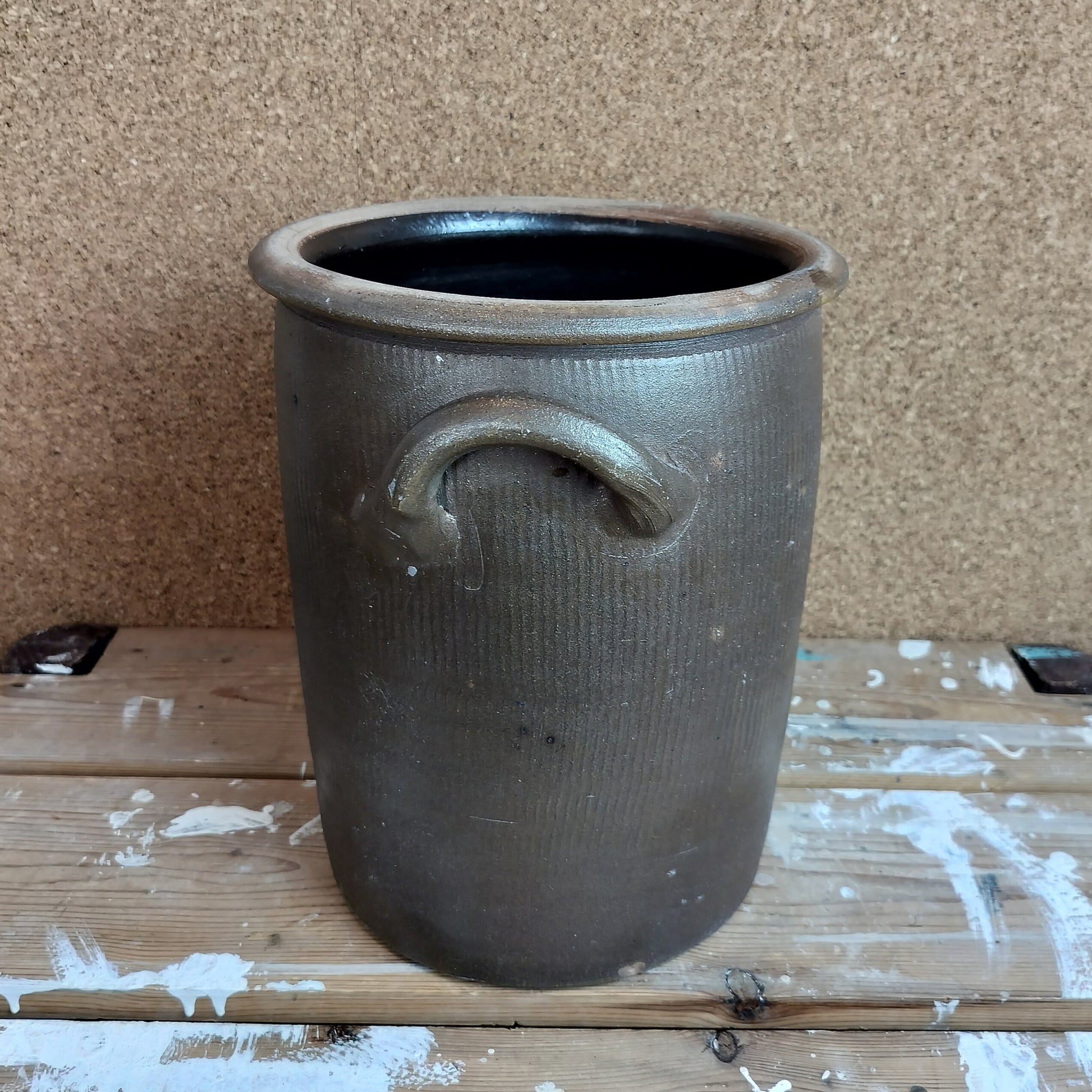 Secondhand - Syltekrukke med ører, Ø 20 cm x H 25 cm "5L"