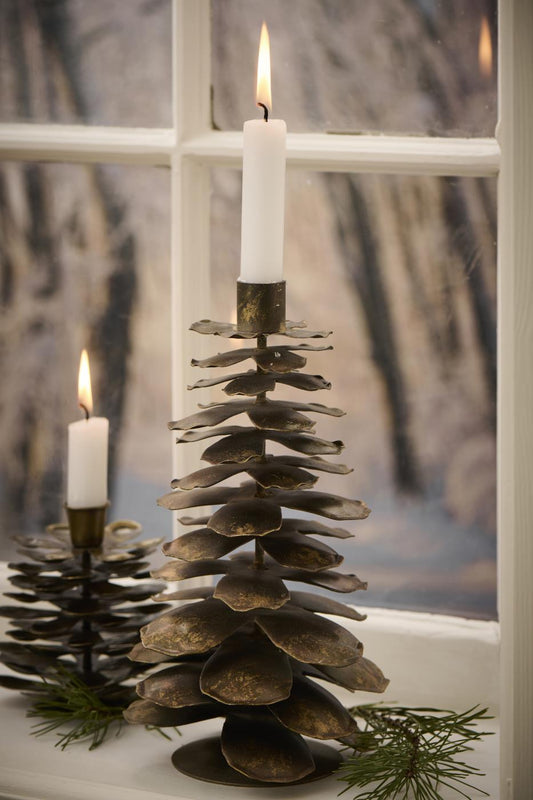 Ib Laursen lysestage kogle H 26 cm – Til Ø 2,2 cm lys