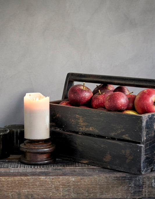 Trækasse med hank på langs L 34 x B 22 x H 15,5 cm