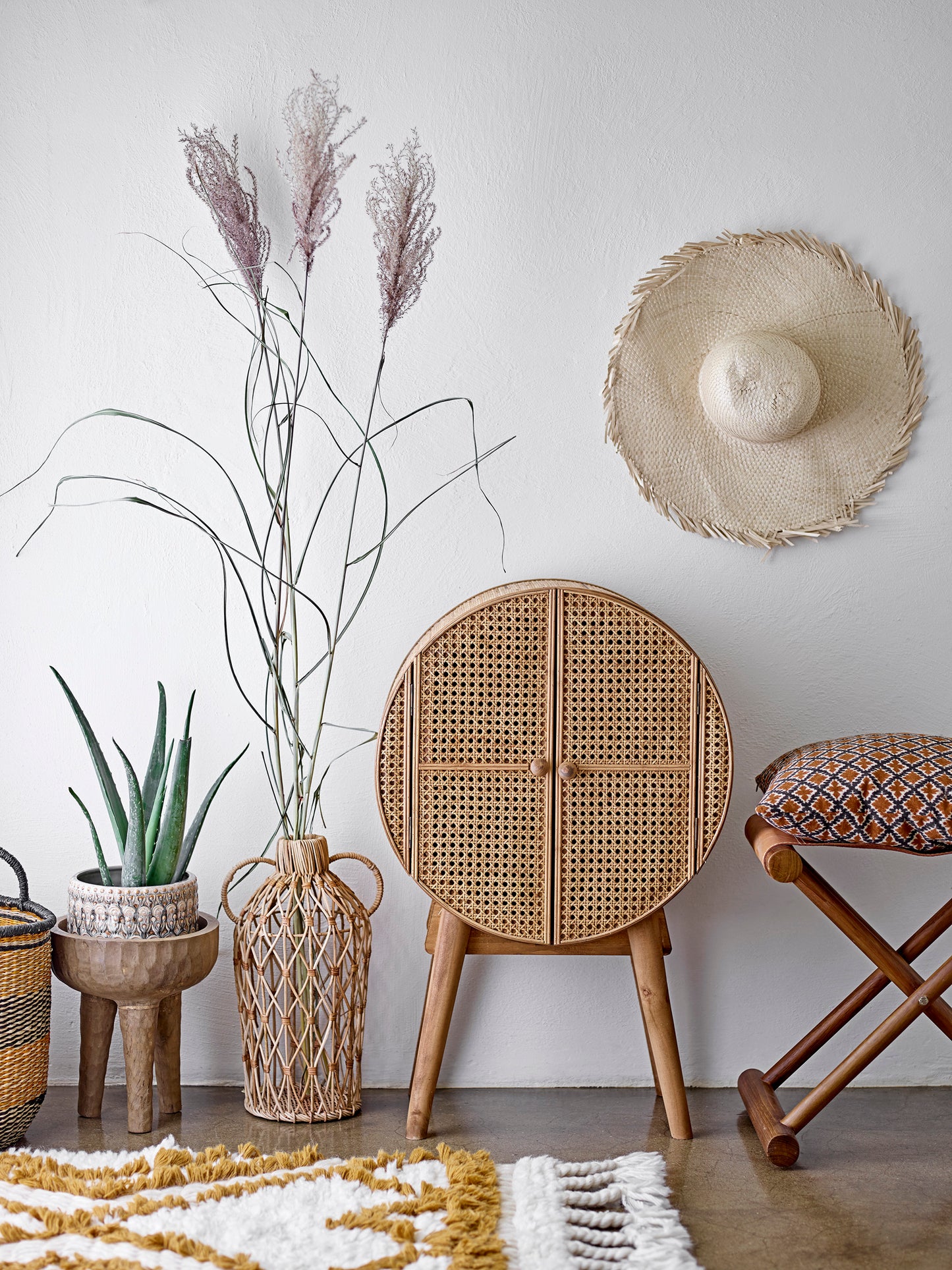 Bloominville - Otto skab af rattan og gran