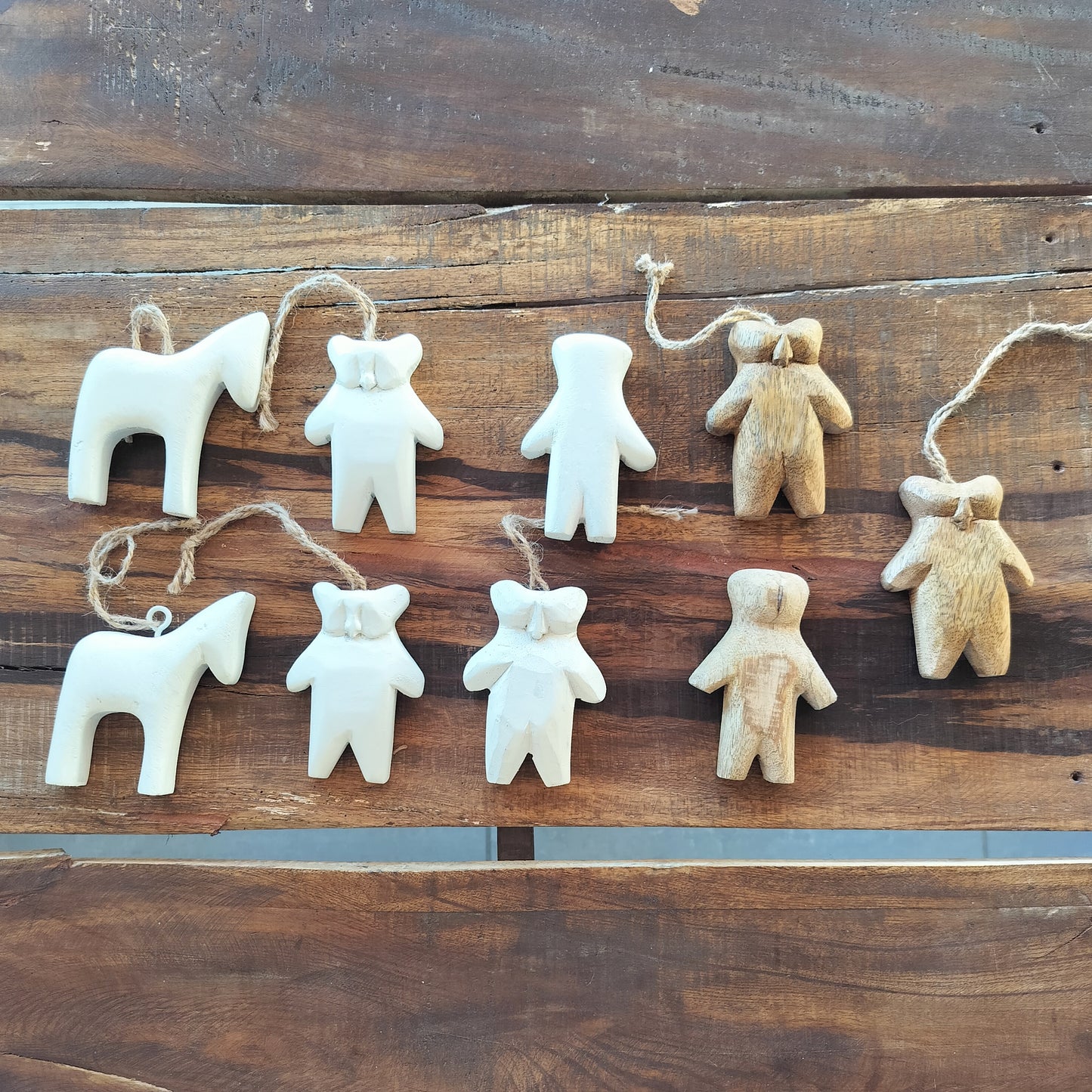 Secondhand - 9 træfigurer