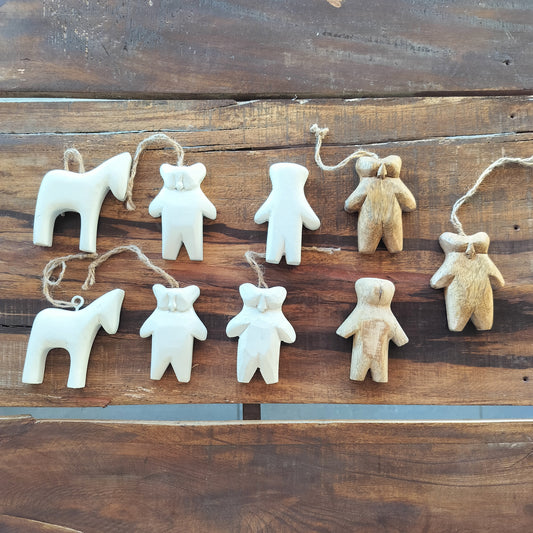 Secondhand - 9 træfigurer