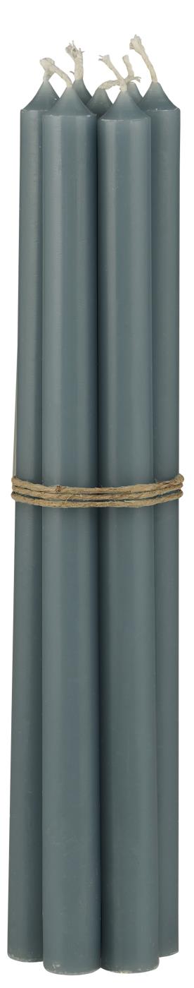 Ib Laursen - Kertelys 12 stk. Ø 1,3 x H 20 cm, farve Aqua Haze