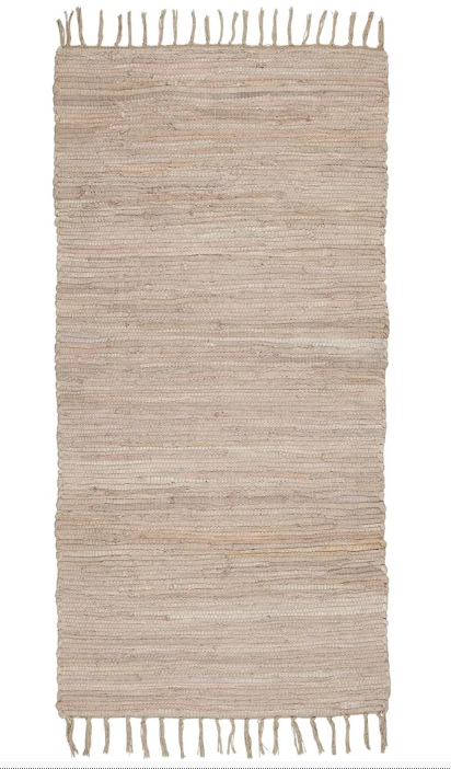 Gulvløber/kludeløber i rosa 60 x 120 cm