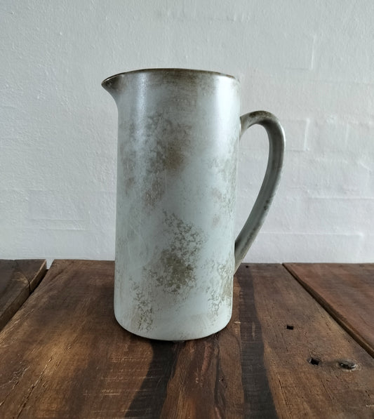 Ib Laursen - Vase med hank sten, aqua, haze