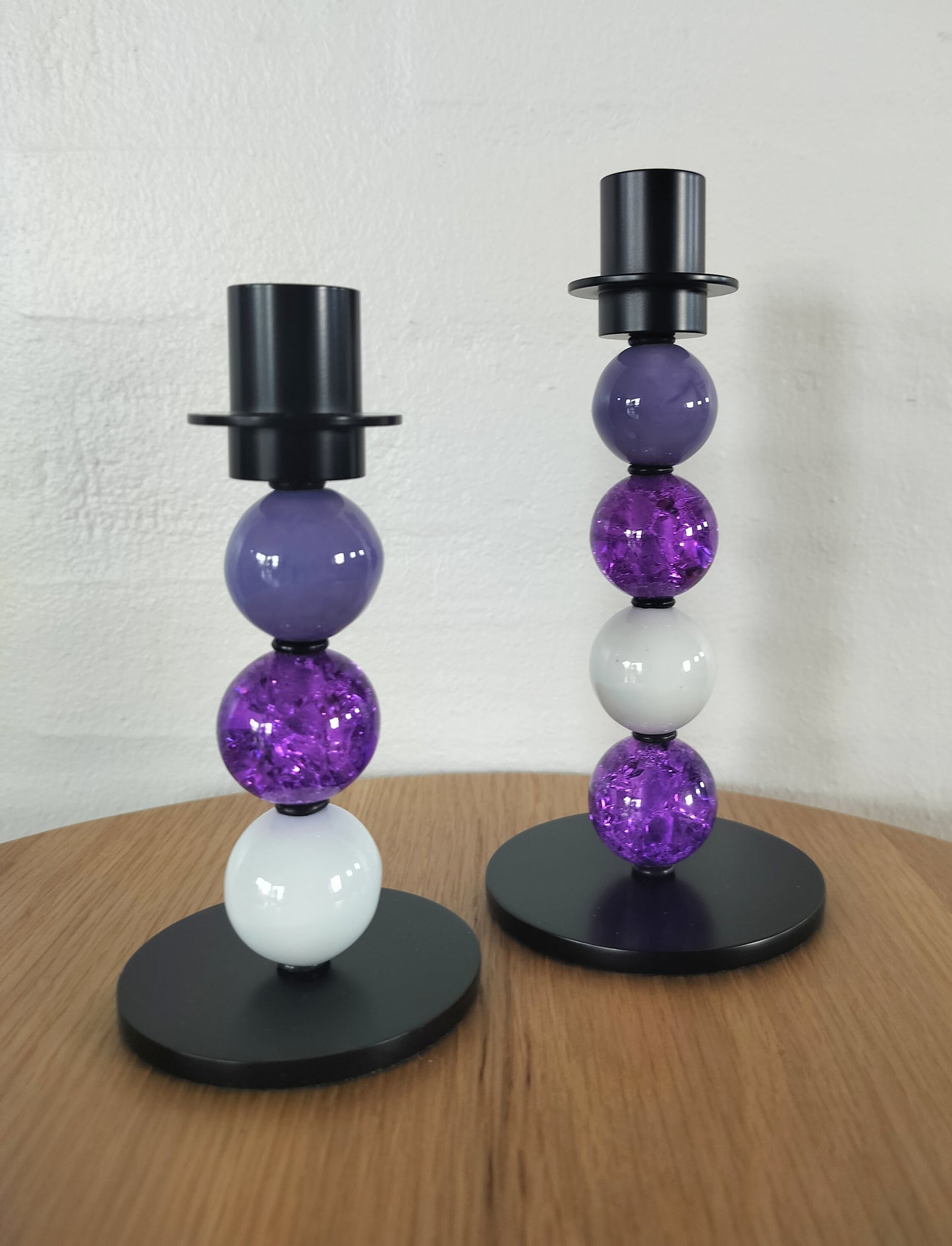 MY-Candle - Lysestage sæt i sort, model 9140