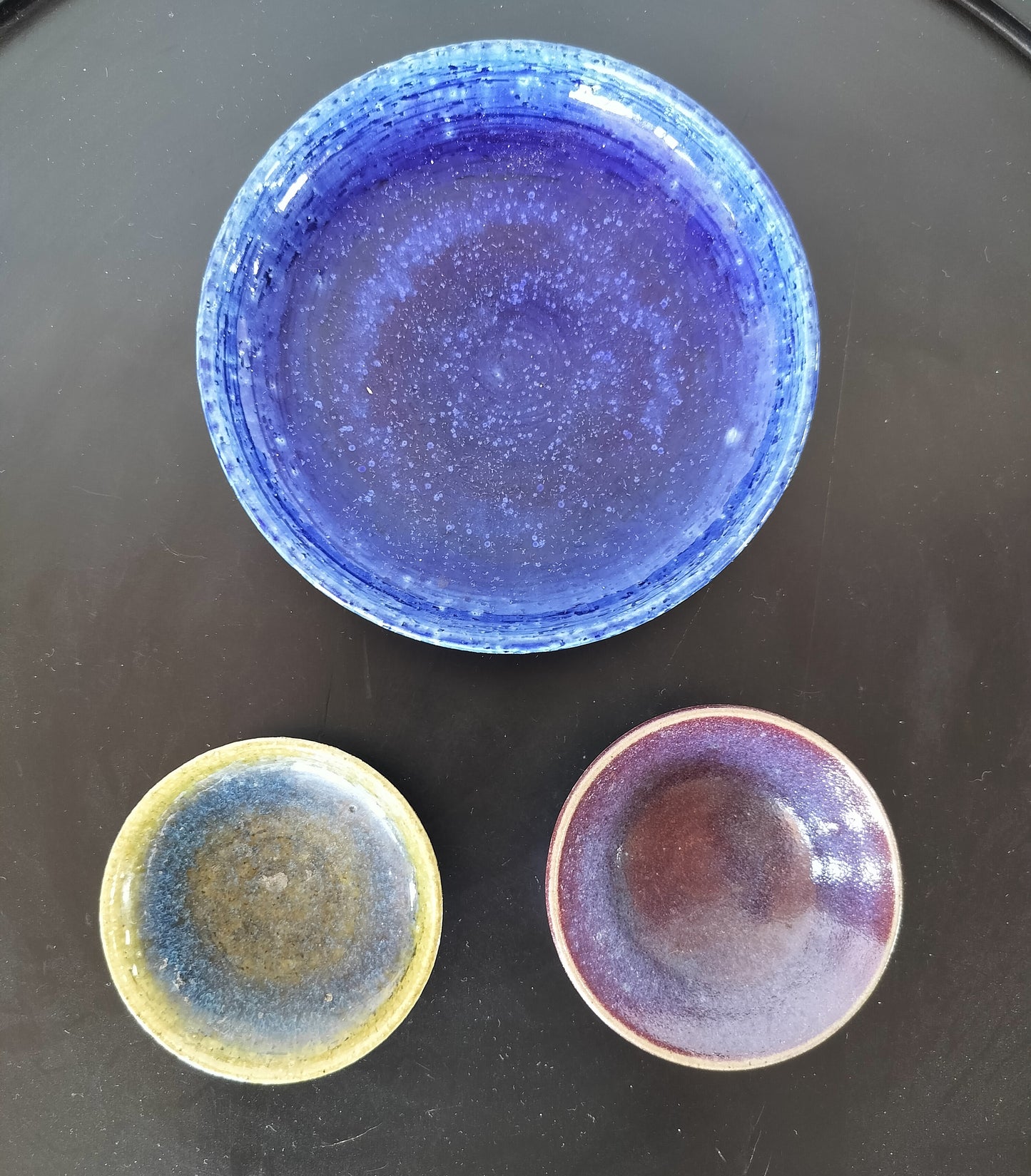 Secondhand - 3 små Stentøjs skåle (2 Palshus+1 Michael Andersen)