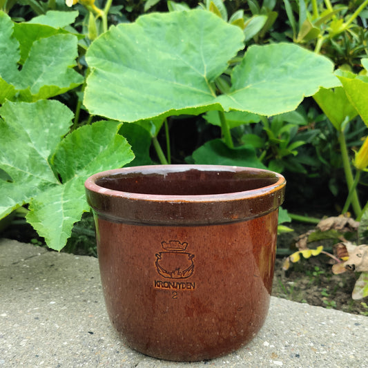 Secondhand - Syltekrukke "Kronjyden 2" Ø 16,7 x H 14,2 cm