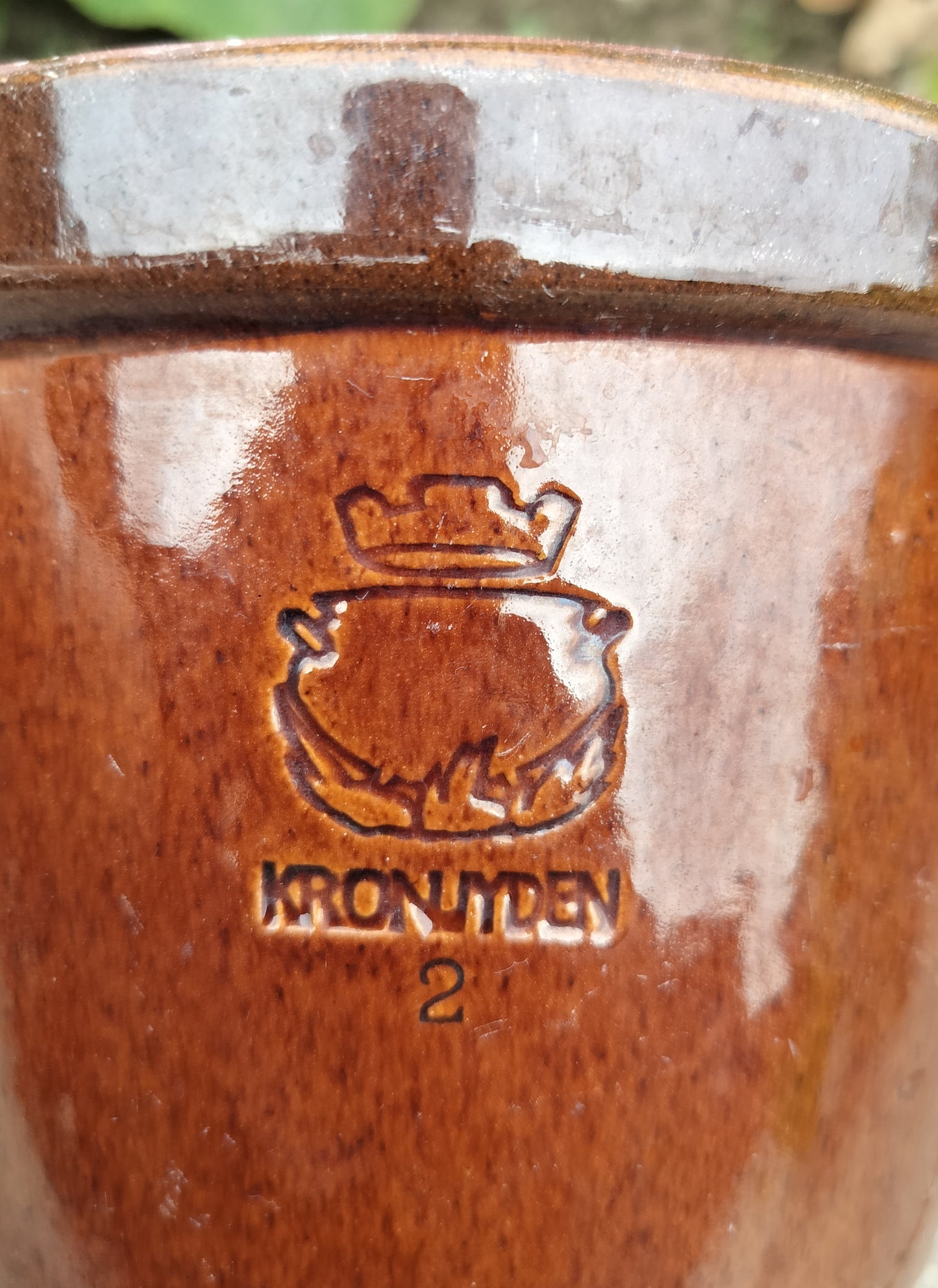 Secondhand - Syltekrukke "Kronjyden 2" Ø 16,7 x H 14,2 cm