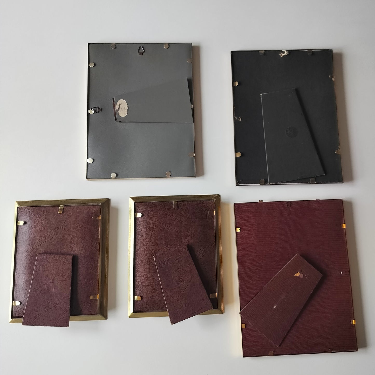 Secondhand - 5 stk. retro billedrammer