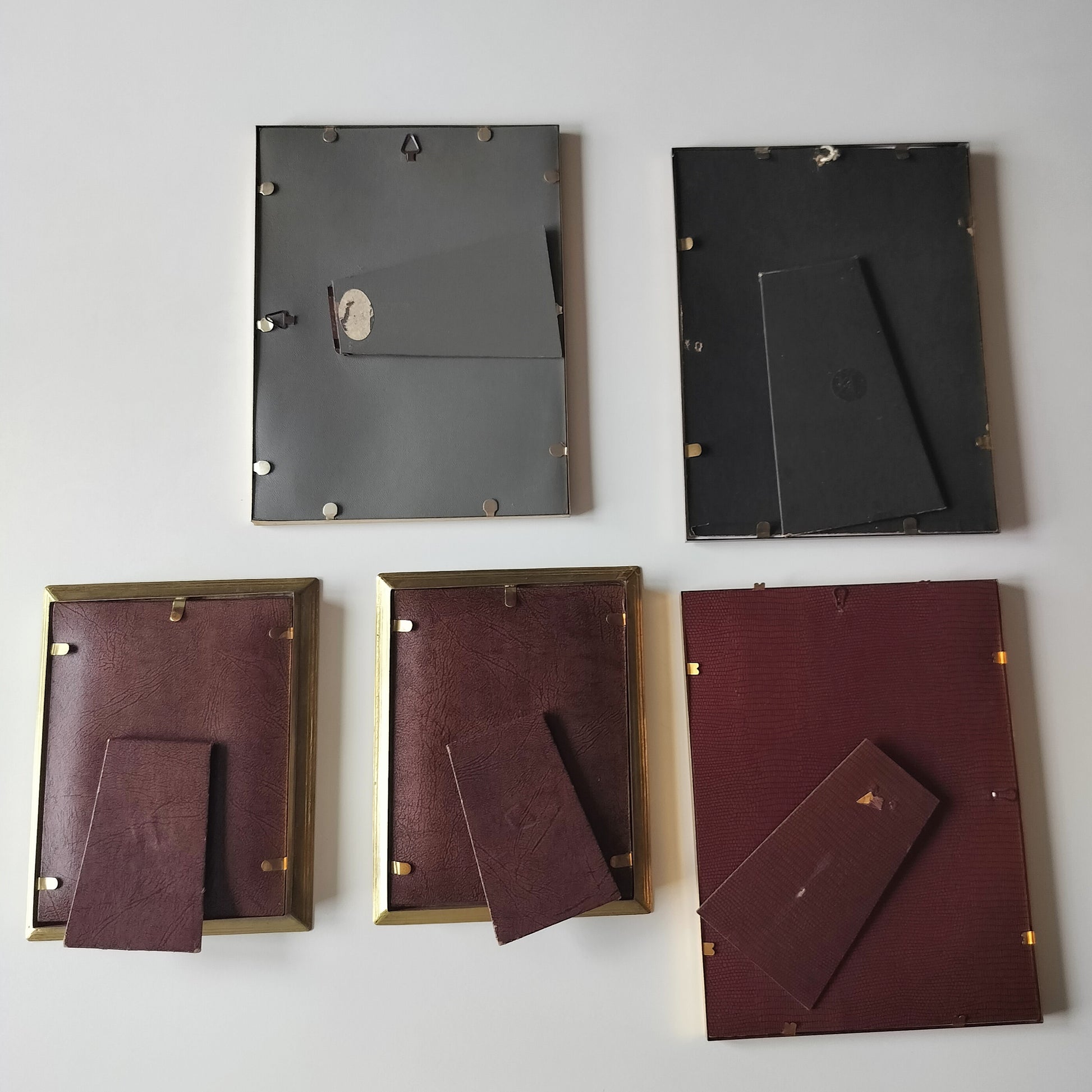 Secondhand - 5 stk. retro billedrammer