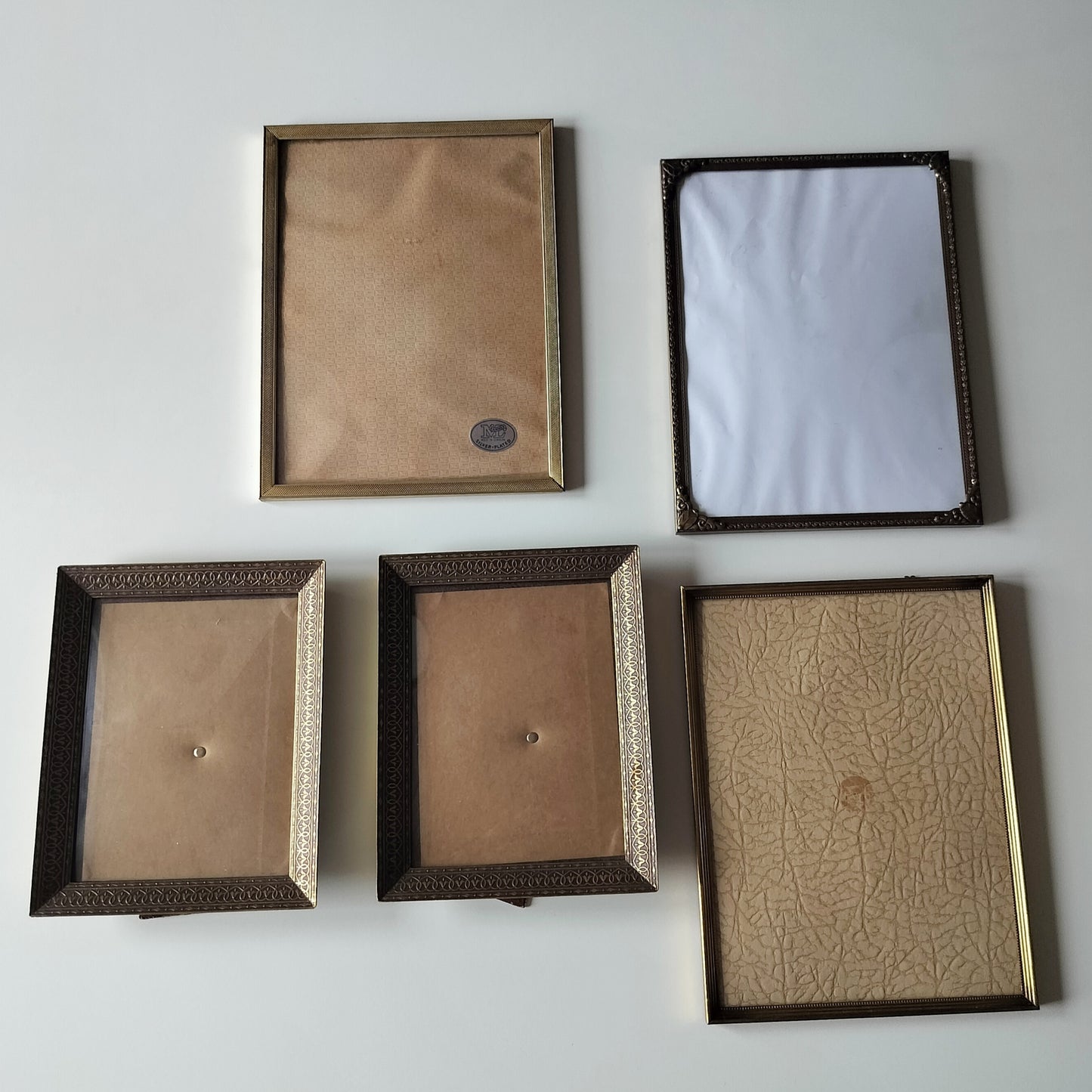 Secondhand - 5 stk. retro billedrammer