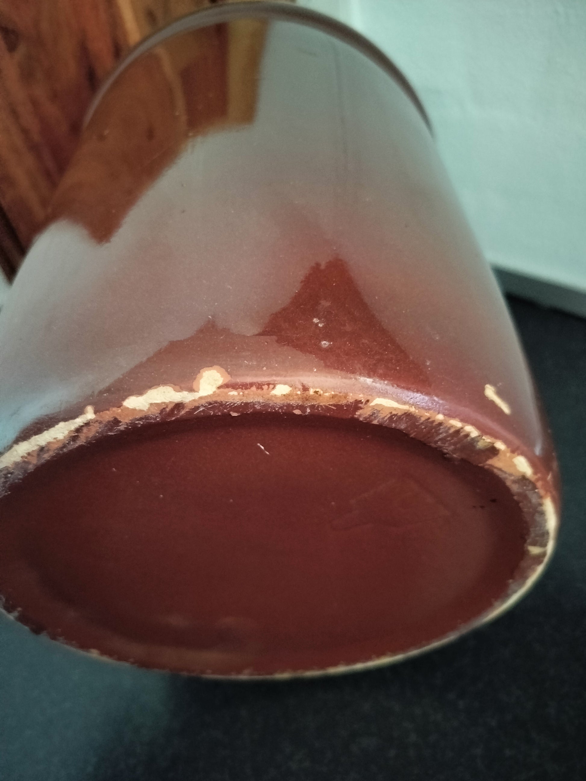 aldersreleterede brugsspor på Knabstrup syltekrukke "10"