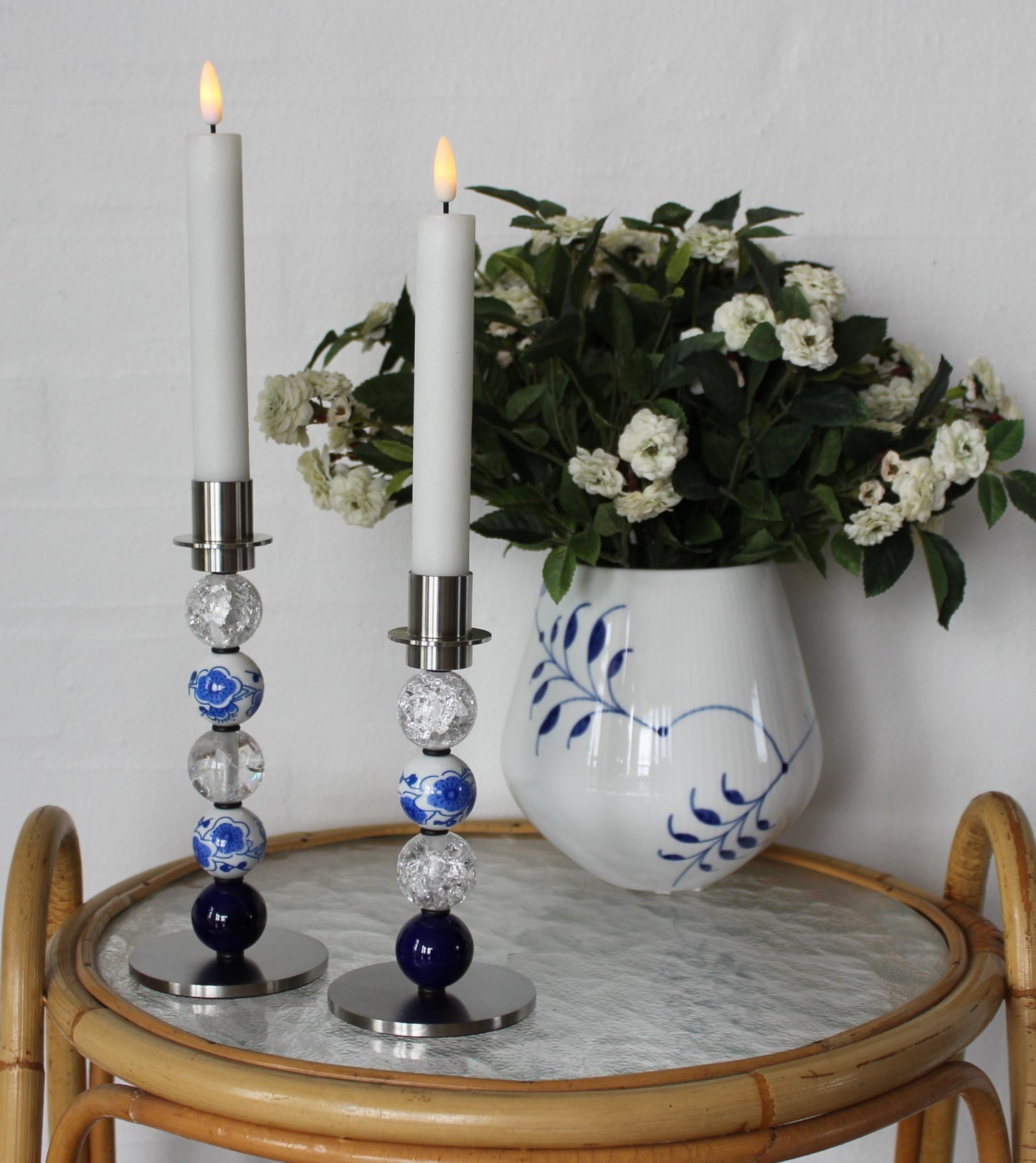 My candle - Lysestage sæt i stål, model 9127