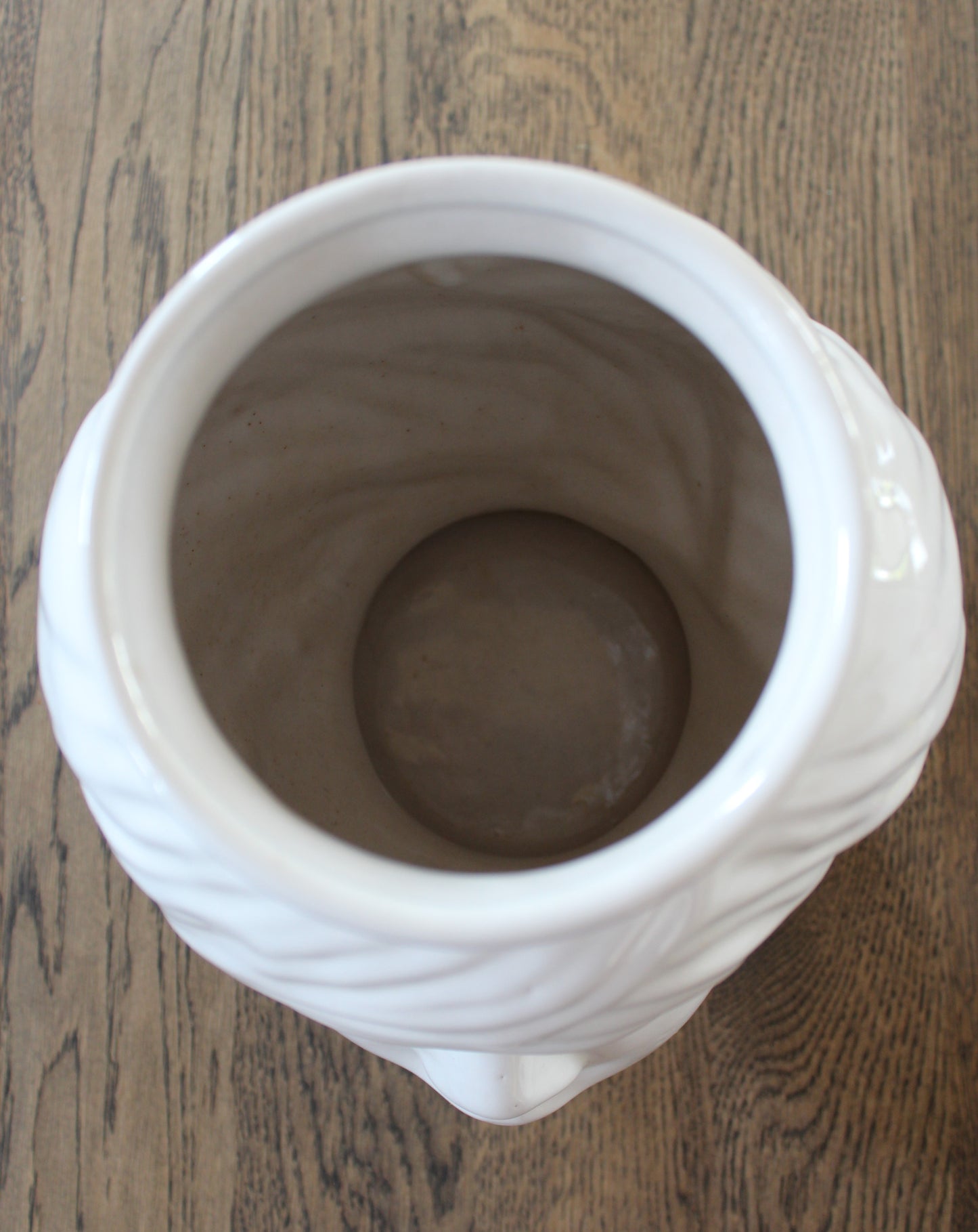 Secondhand - Keramik vase med ansigts motiv fra Scheurich, model 702