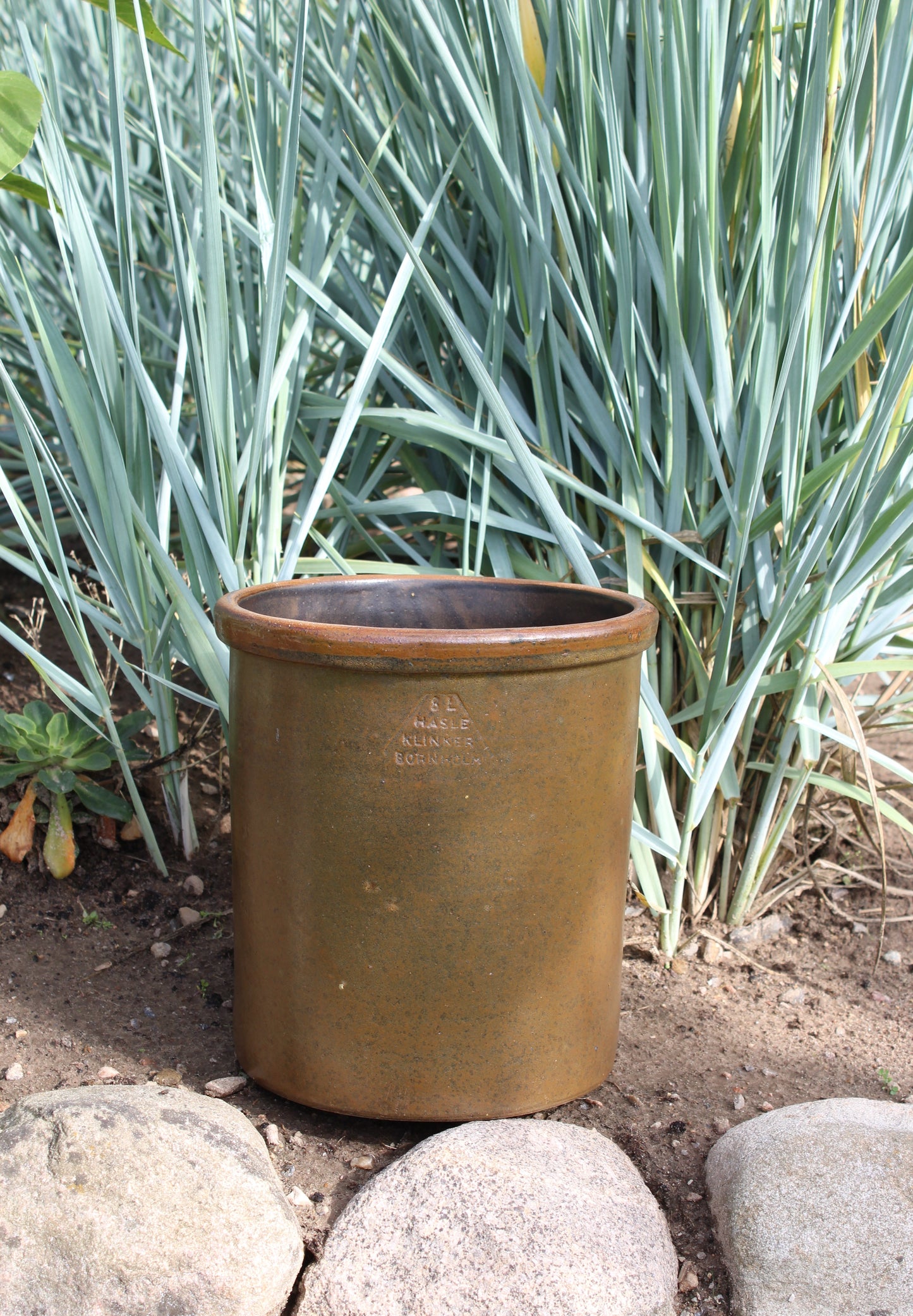 Secondhand - syltekrukke "8L Hasle klinker Bornholm"