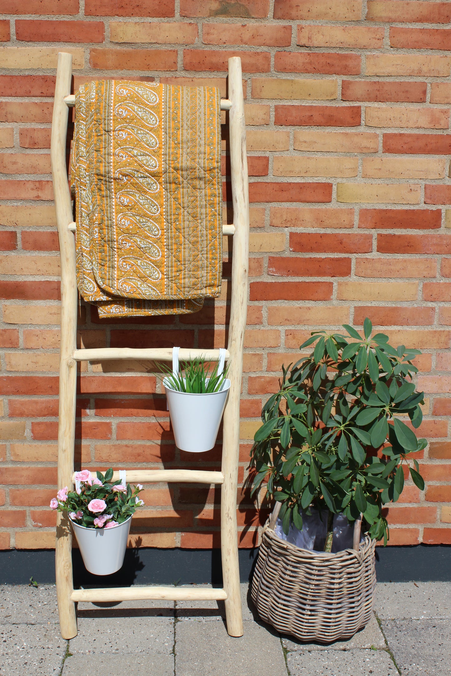 Dekorationsstige - teak natur