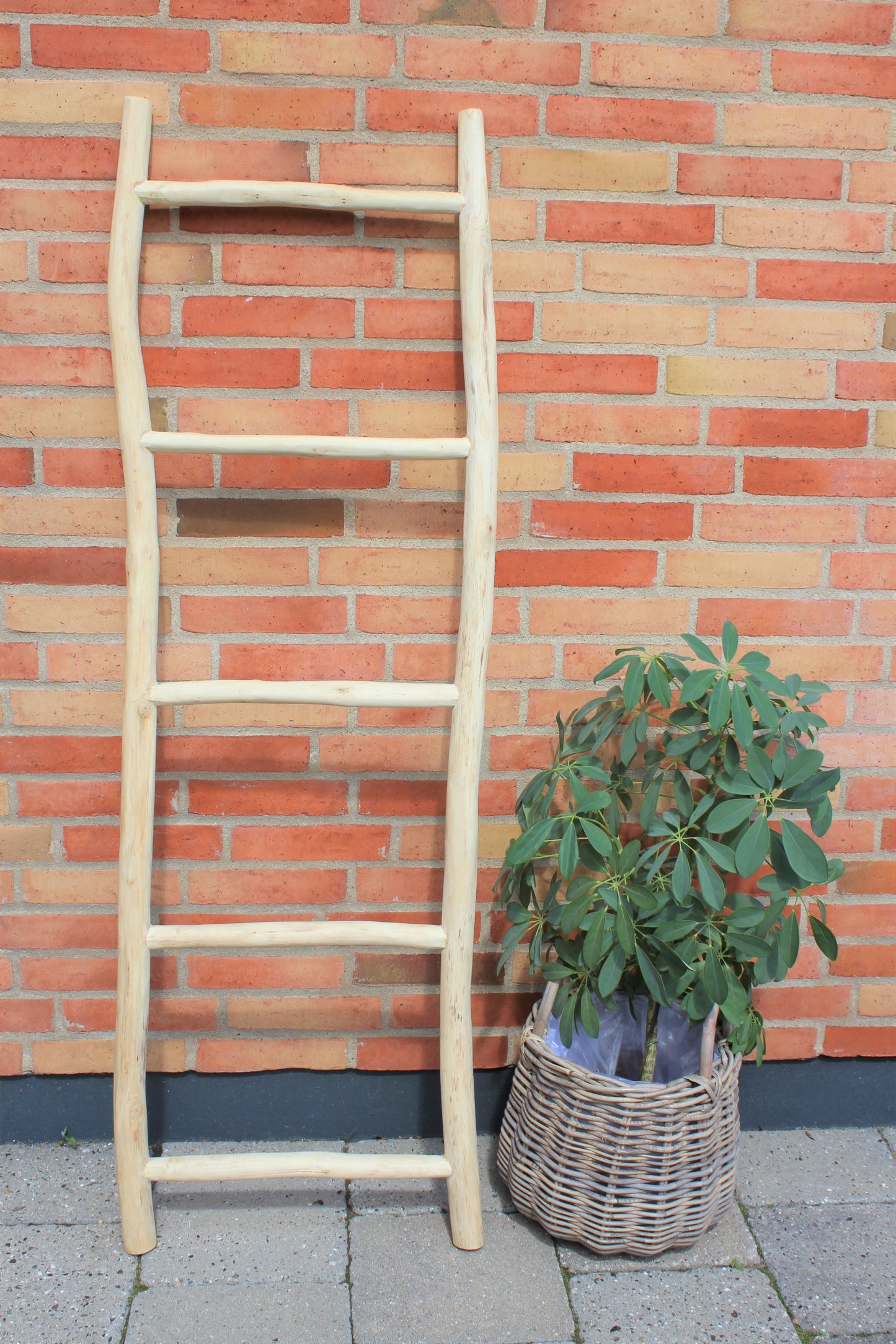 Dekorationsstige - teak natur