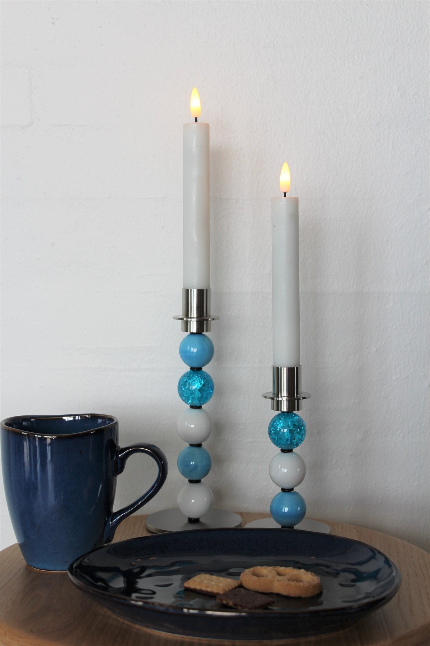 My candle - Lysestage sæt i stål, model 9132