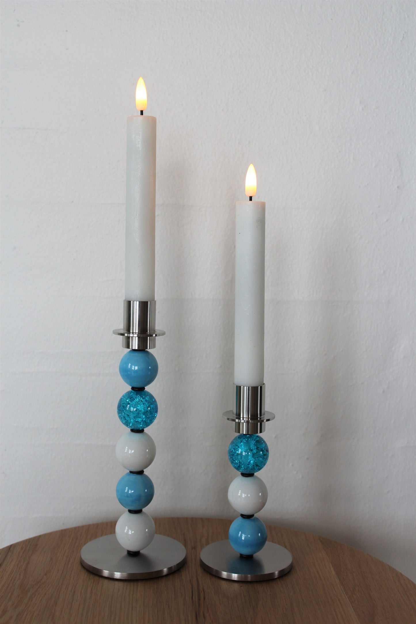 My candle - Lysestage sæt i stål, model 9132