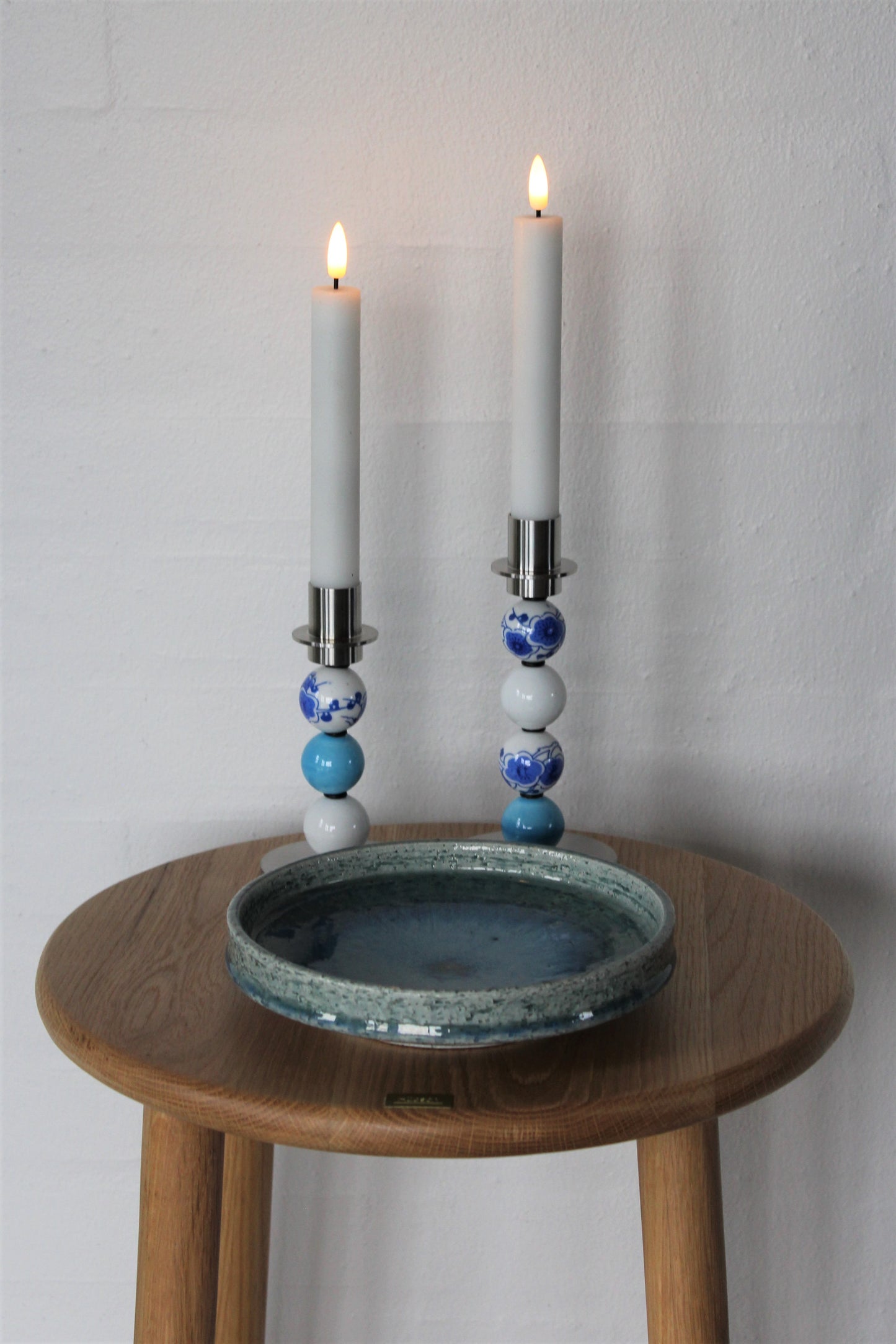 My candle - Lysestage sæt i stål, model 9130