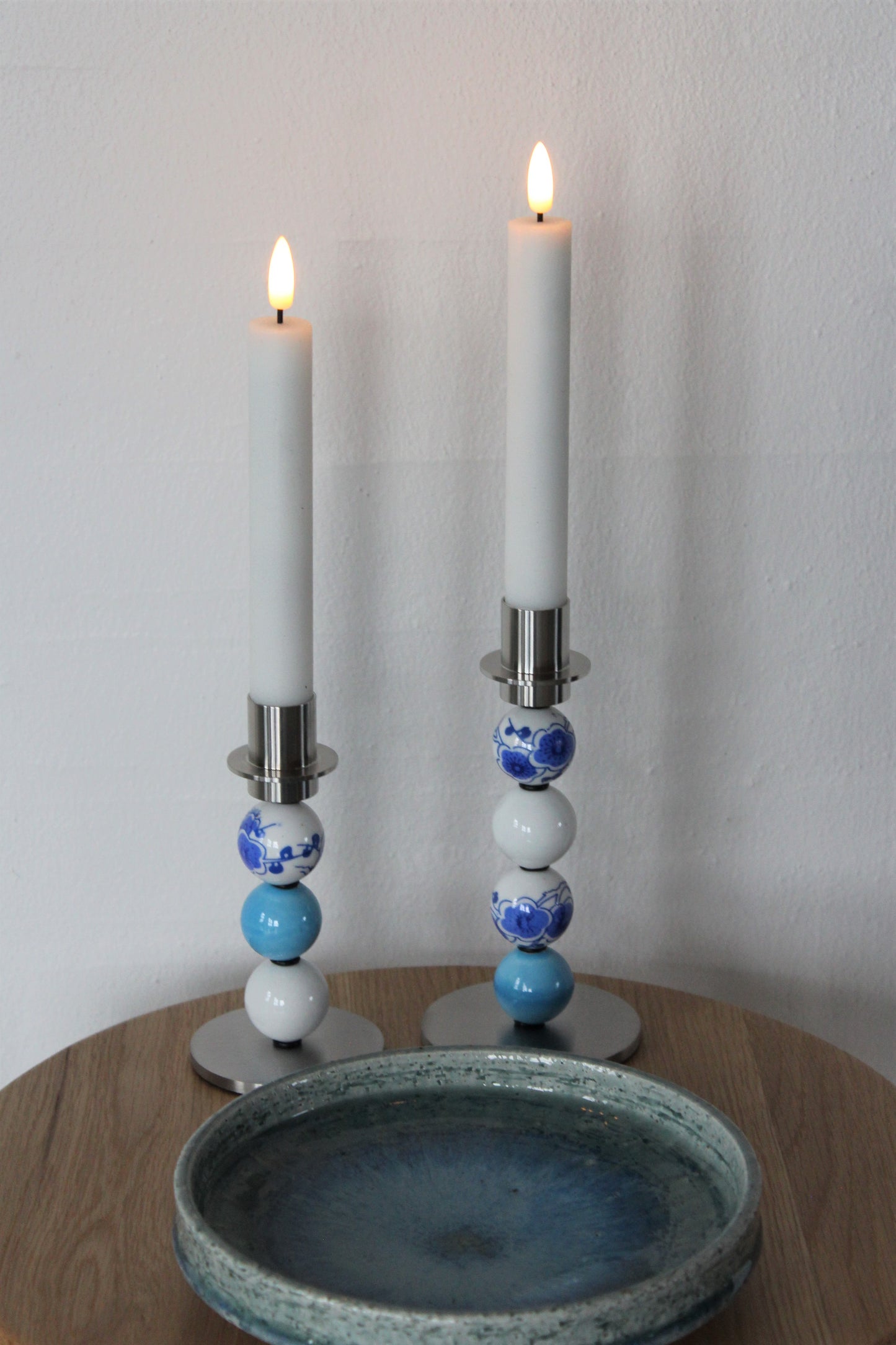 My candle - Lysestage sæt i stål, model 9130