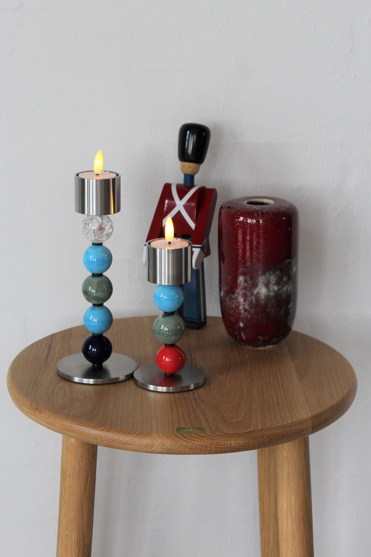 My candle - Lysestage sæt i stål, model 9131