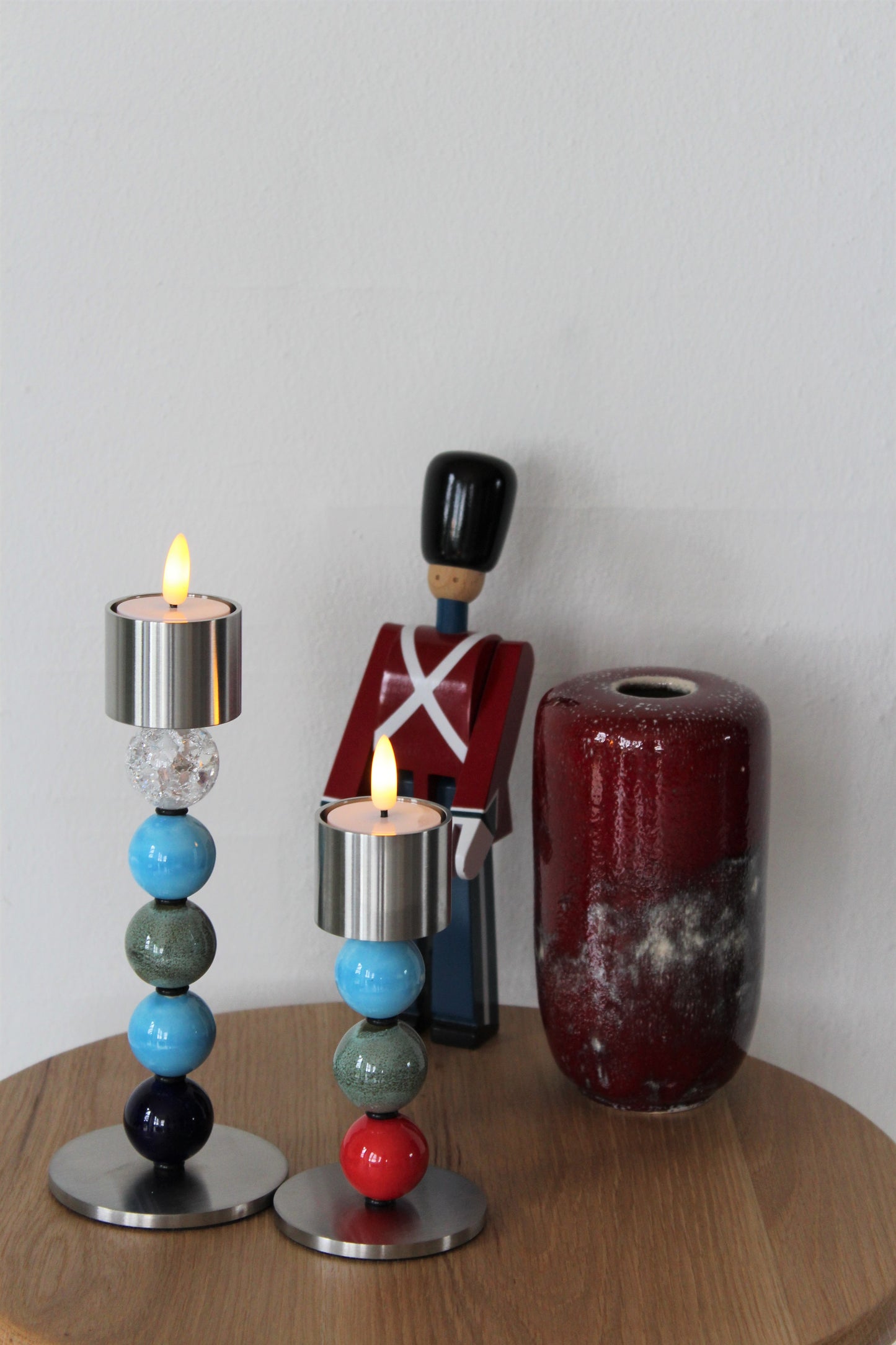 My candle - Lysestage sæt i stål, model 9131