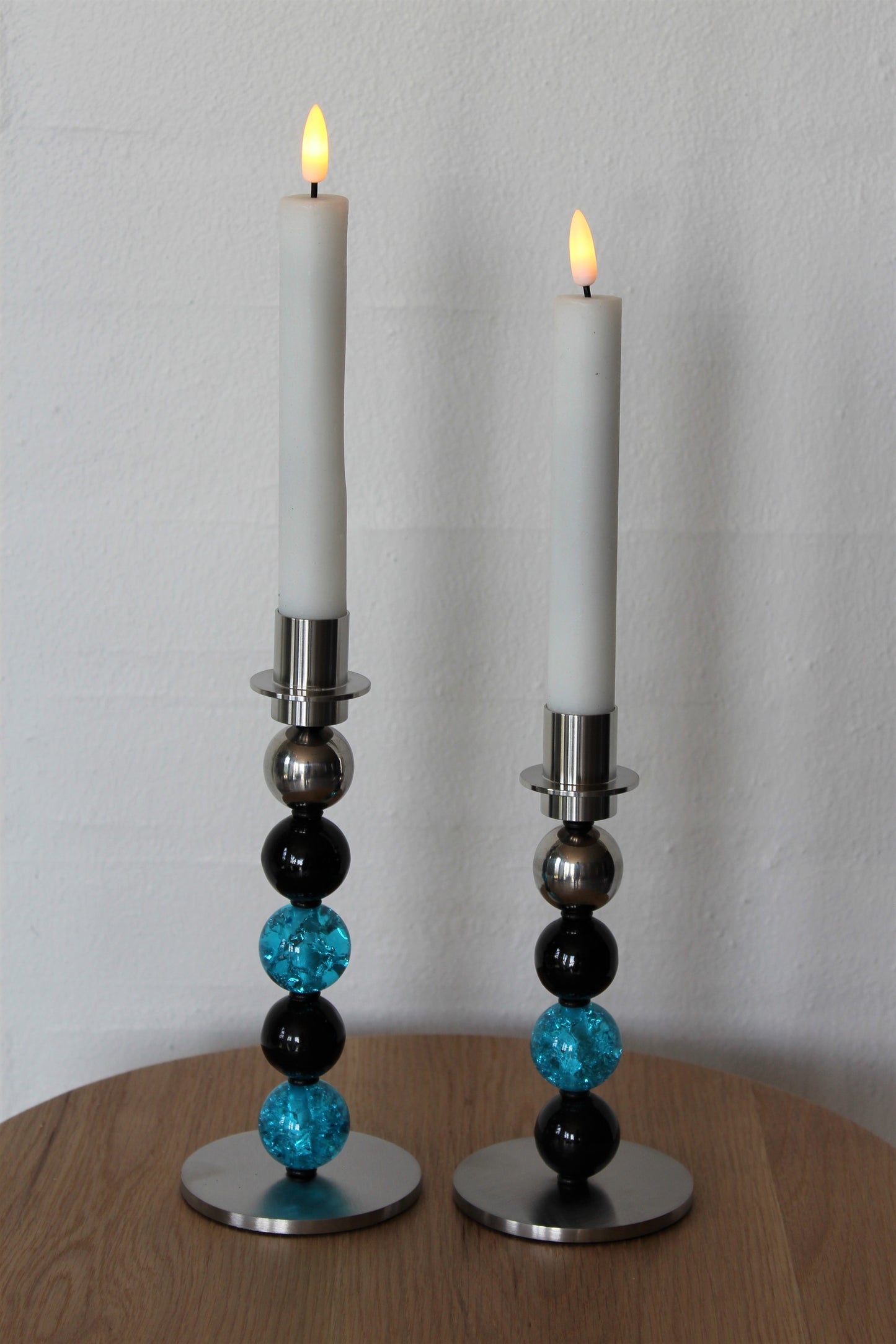 My candle - Lysestage sæt i stål, model 9134