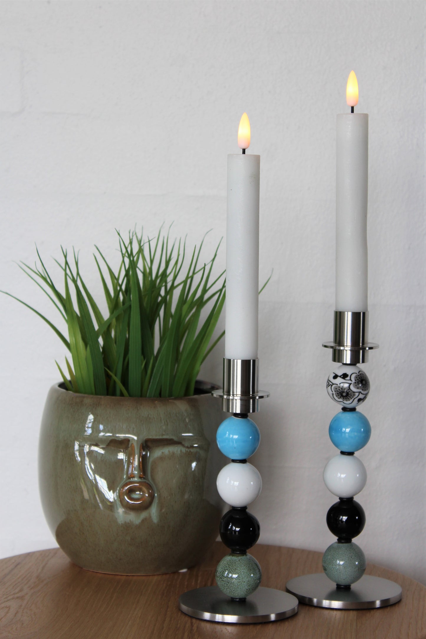 My candle - Lysestage sæt i stål, model 9133