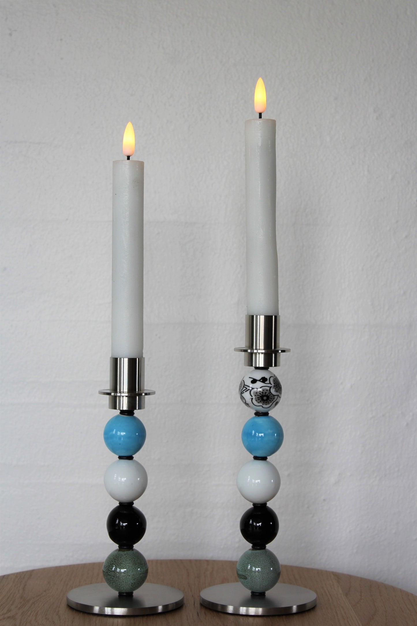 My candle - Lysestage sæt i stål, model 9133