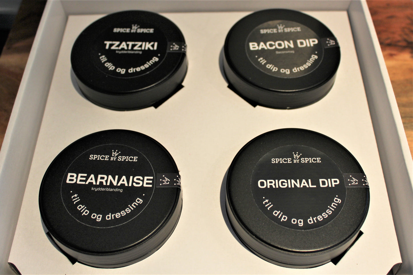 Spice By Spice - 4 x Dip kit (bearnaise, holiday, tzatziki, bacon)