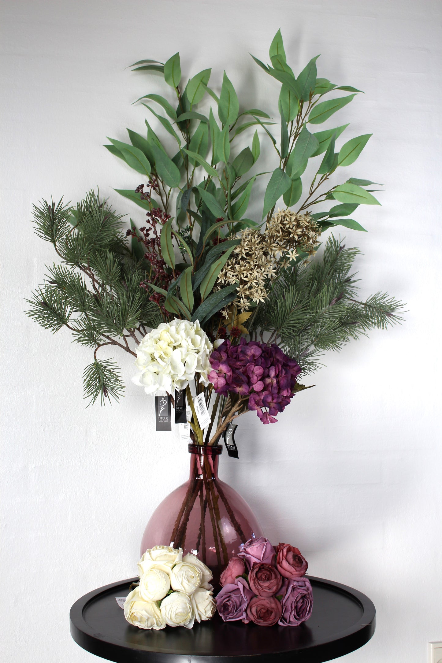 Deko Florale - 2 stk. kunstig grangren H 81 cm