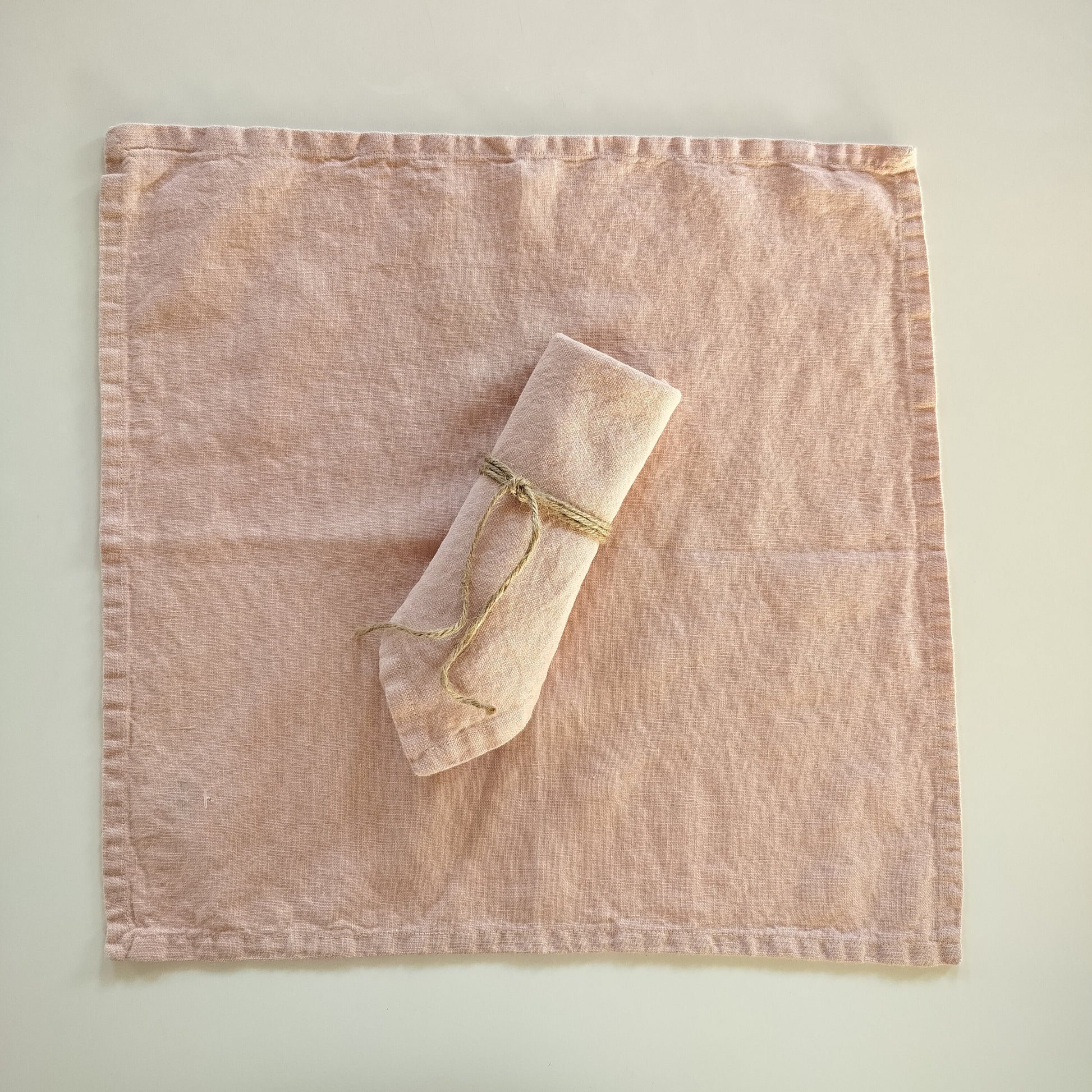 Ib Laursen - Stofserviet Hør/bomuld  Freja "ROSE SHADOW" 2 stk.