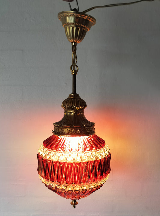 Secondhand - Måneskinslampe Ø 20 cm og H 40 cm