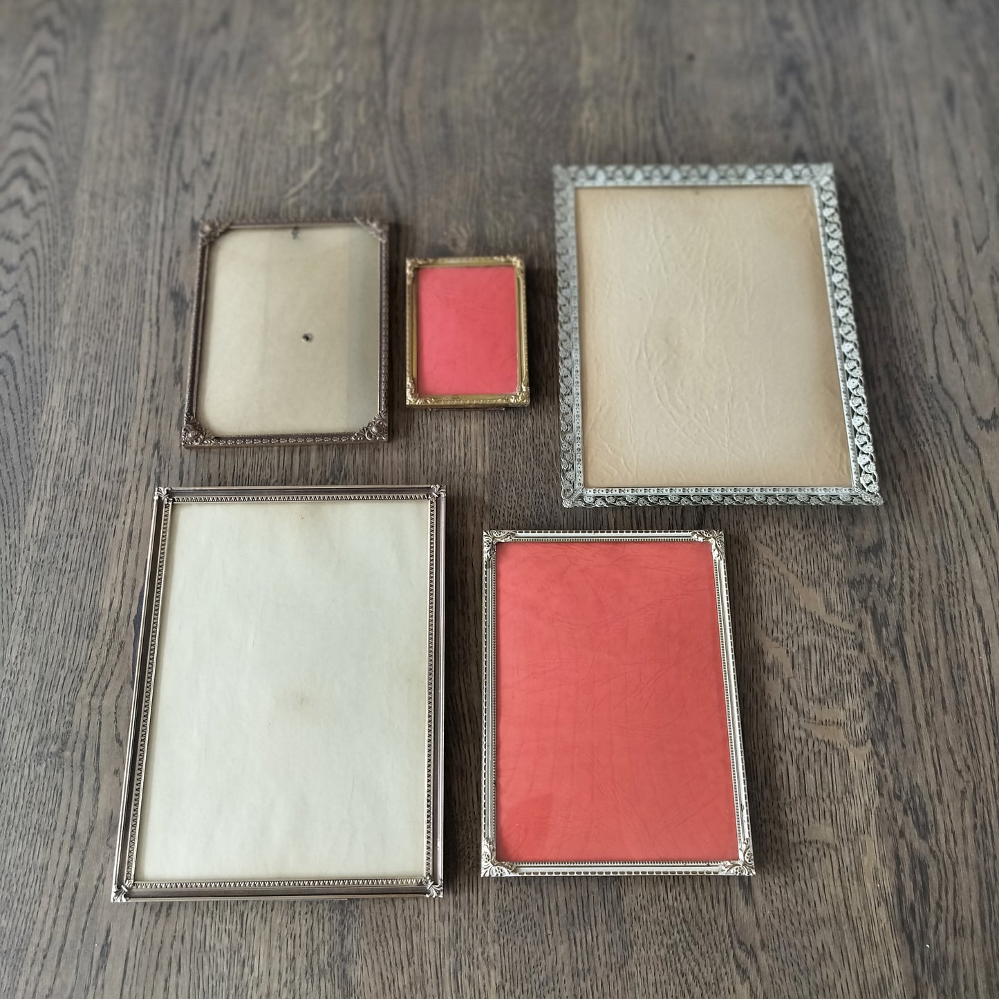 Secondhand - 5 stk. retro billedrammer (21)