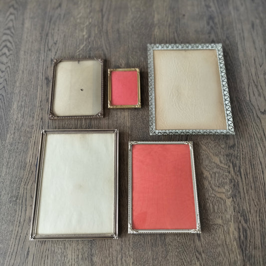 Secondhand - 5 stk. retro billedrammer (21)